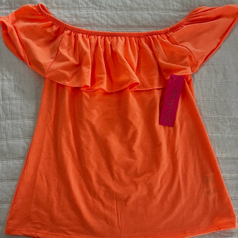 Lilly Pulitzer off shoulder shirt